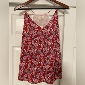 Floral tank- size small. New